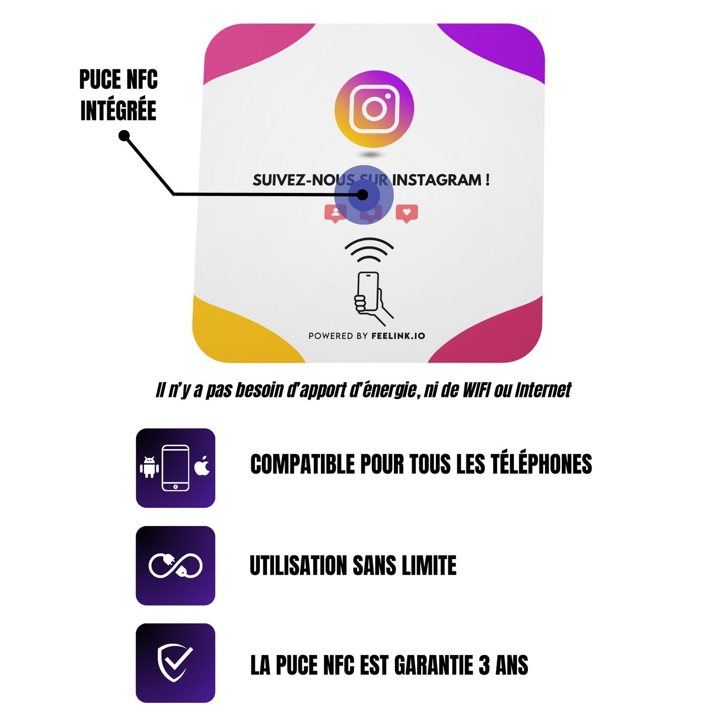 PLAQUE INSTAGRAM