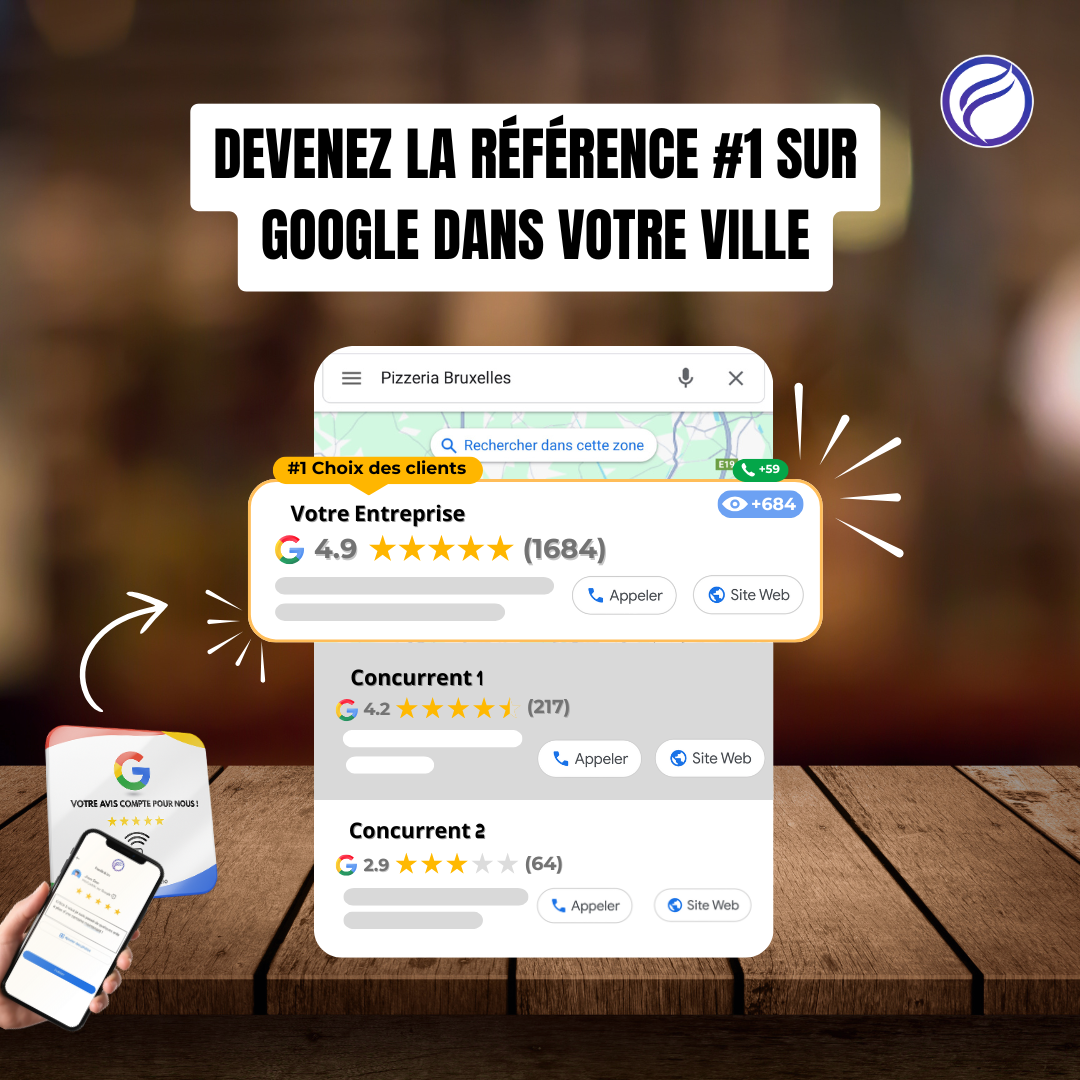 PLAQUE AVIS GOOGLE