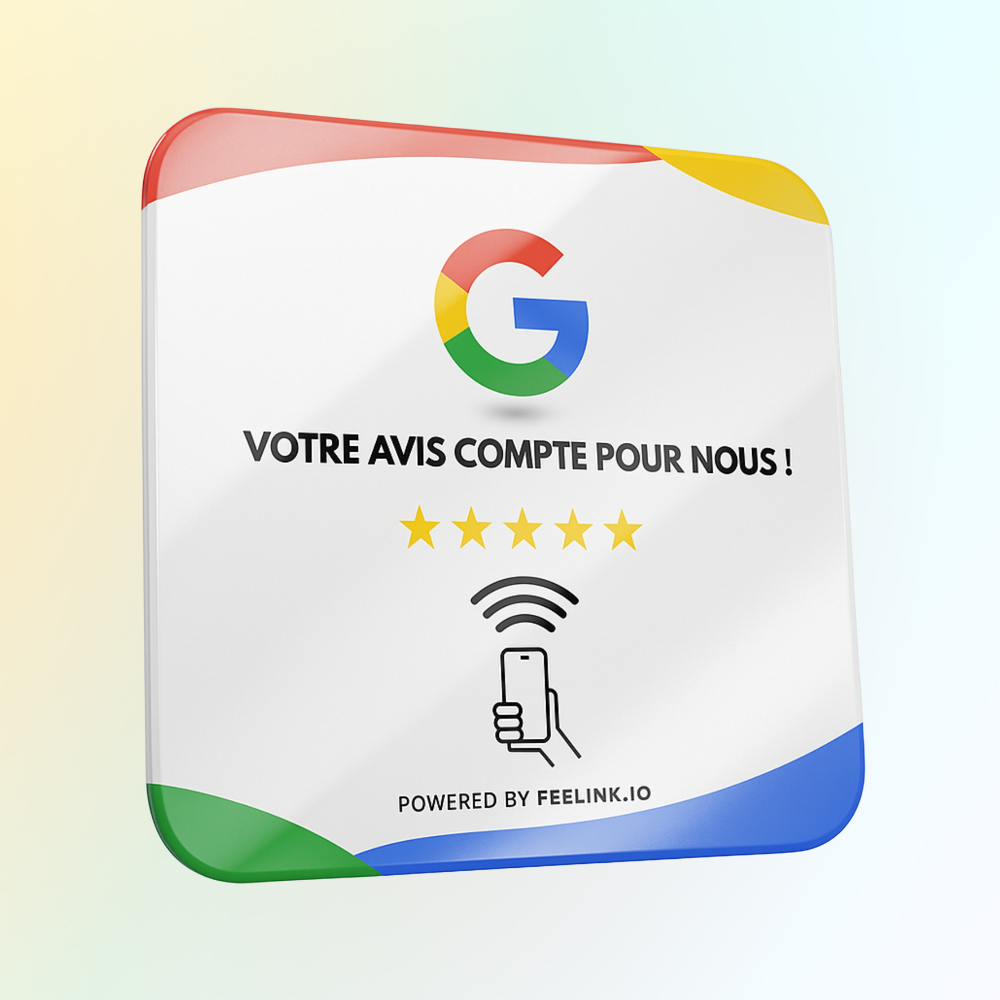 PLAQUE AVIS GOOGLE