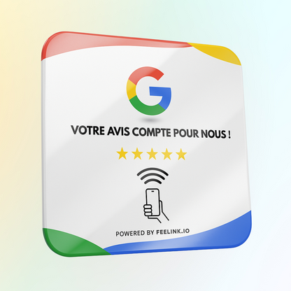 PLAQUE AVIS GOOGLE